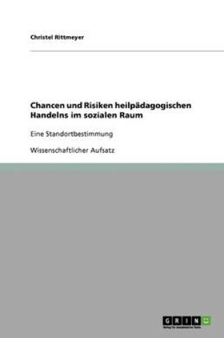 Cover of Chancen und Risiken heilpadagogischen Handelns im sozialen Raum