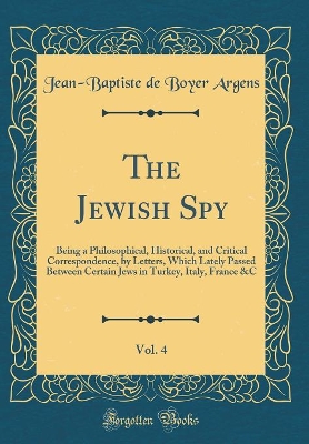 Book cover for The Jewish Spy, Vol. 4