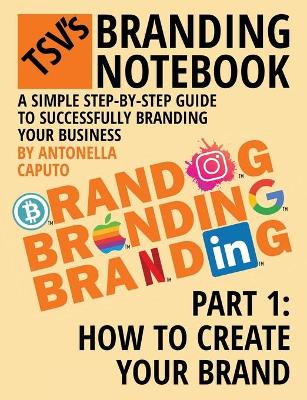 Book cover for TSV's branding notebook -VOL.1 How to create your brand