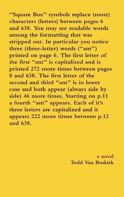 Book cover for "Square Box" symbols replace (most) characters (letters) between pages 6 and 638. You may see readable words among the formatting that was stripped out. In particular you notice three (three-letter) words ("ant") printed on page 6...