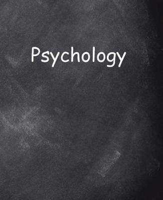 Cover of School Composition Book Psychology Chalkboard Style 200 Pages