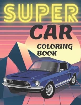 Book cover for Supercar Coloring Book