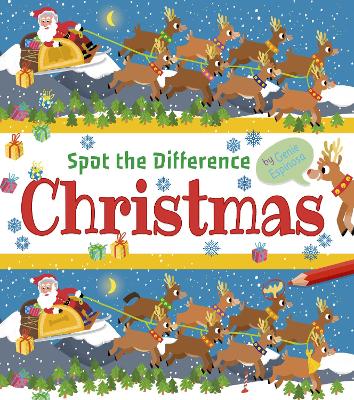 Book cover for Spot the Difference Christmas