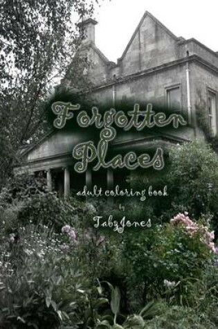 Cover of Forgotten Places Adult Coloring Book