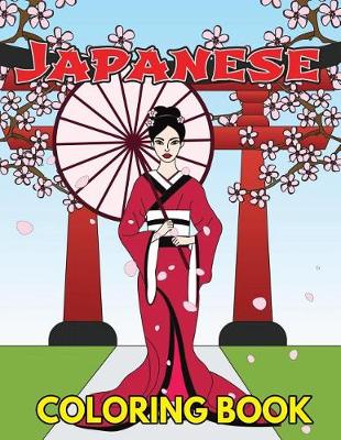 Book cover for Japanese Coloring Book