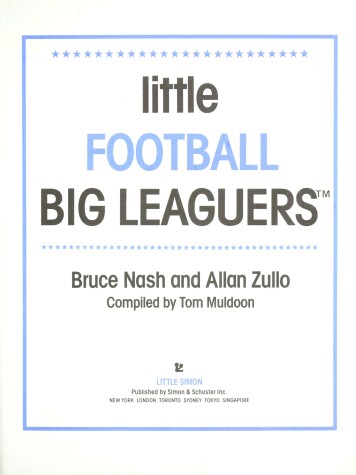 Book cover for Little Football Big Leaguers