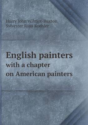 Book cover for English painters with a chapter on American painters