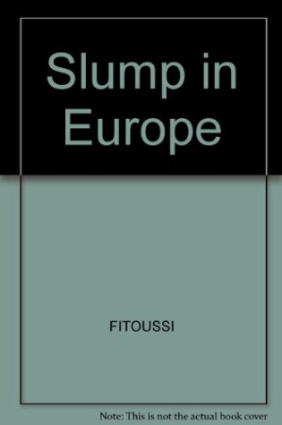 Cover of Slump in Europe