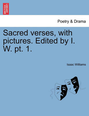 Book cover for Sacred Verses, with Pictures. Edited by I. W. Pt. 1.