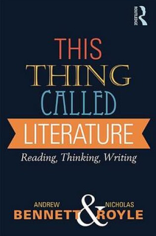 Cover of This Thing Called Literature