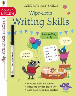 Book cover for Wipe-Clean Writing Skills 5-6