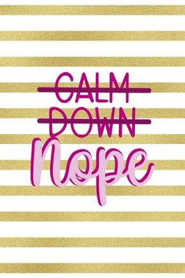 Book cover for Calm Down Nope