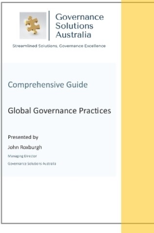 Cover of Comprehensive Guide to Global Governance Practices