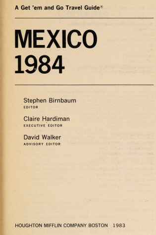 Cover of Mexico-1984