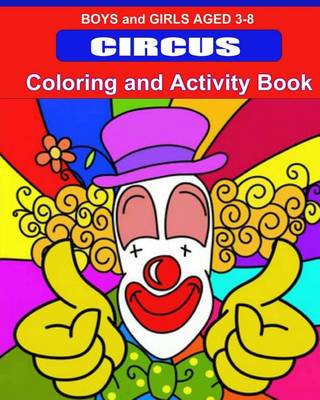 Book cover for Circus Coloring and Activity Book