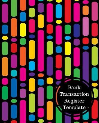 Book cover for Bank Transaction Register Template