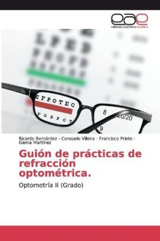 Cover of Guión de prácticas de refracción optométrica.