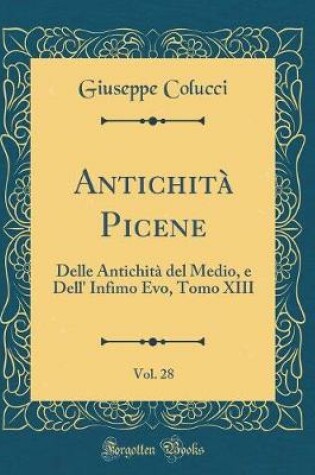 Cover of Antichita Picene, Vol. 28