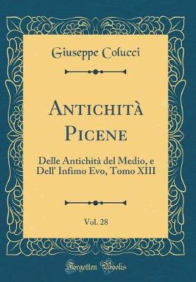 Book cover for Antichita Picene, Vol. 28