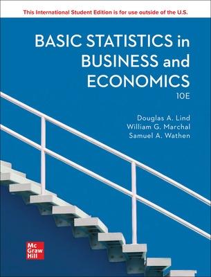 Book cover for Basic Statistics in Business and Economics ISE