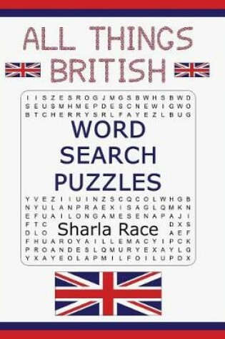 Cover of All Things British Word Search Puzzles