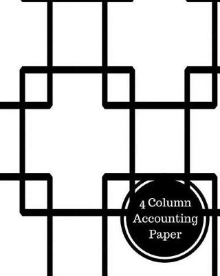 Book cover for 4 Column Accounting Paper