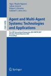 Book cover for Agent and Multi-Agent Systems-- Technologies and Applications