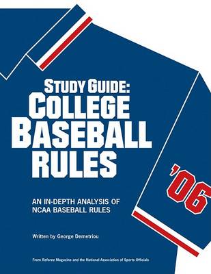 Cover of Study Guide: College Baseball Rules