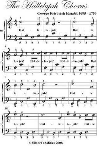 Cover of Hallelujah Chorus Easiest Piano Sheet Music