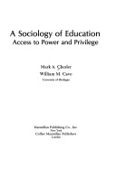 Book cover for Sociology of Education