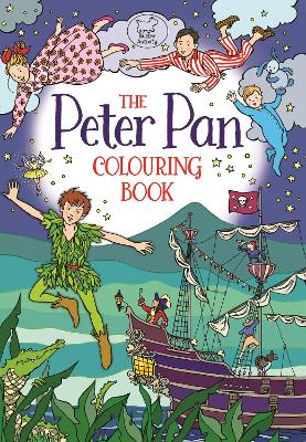 Book cover for The Peter Pan Colouring Book