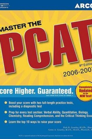 Cover of Master the PCAT