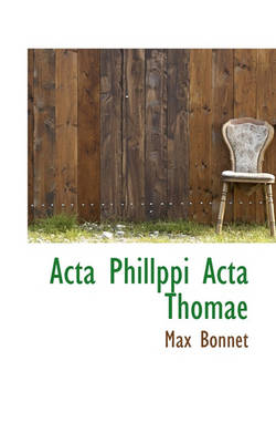 Book cover for ACTA Phillppi ACTA Thomae