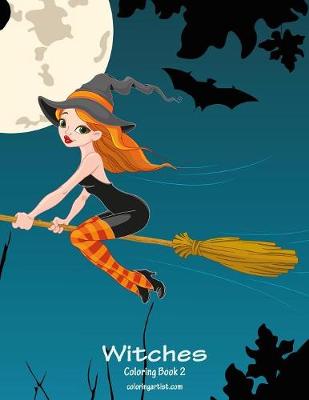 Cover of Witches Coloring Book 2