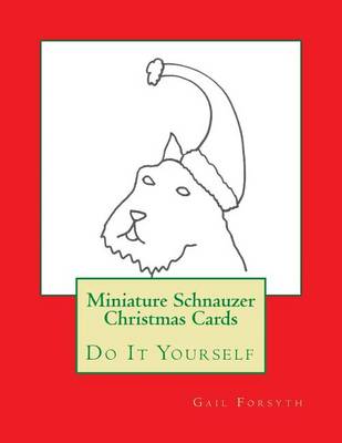 Book cover for Miniature Schnauzer Christmas Cards