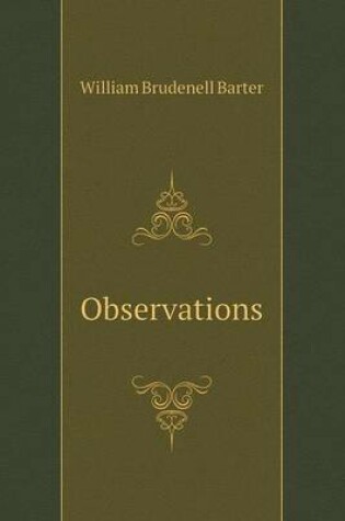 Cover of Observations