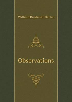 Book cover for Observations