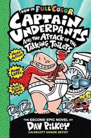 Cover of Captain Underpants and the Attack of the Talking Toilets Colour Edition