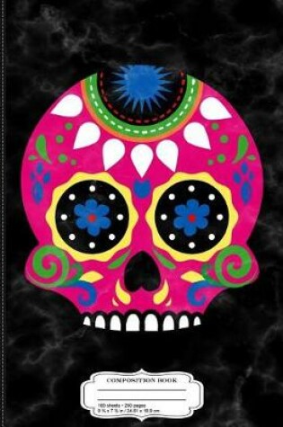 Cover of Pink Sugar Skull Composition Notebook