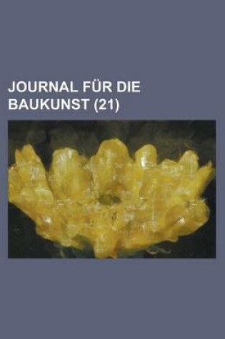 Cover of Journal Fur Die Baukunst (21)