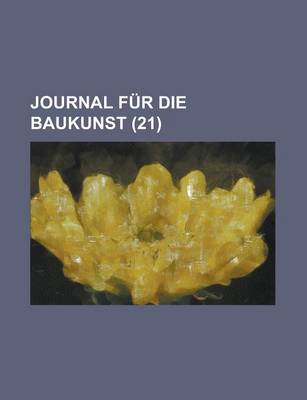 Book cover for Journal Fur Die Baukunst (21)