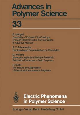 Cover of Electric Phenomena in Polymer Science