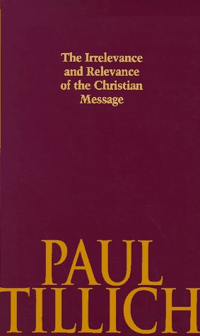 Book cover for Irrelevance and Relevance of the Christian Message