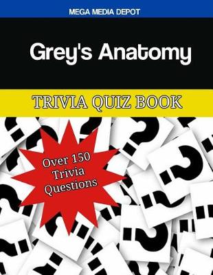 Book cover for Grey's Anatomy Trivia Quiz Book