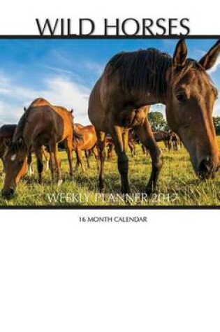 Cover of Wild Horses Weekly Planner 2017
