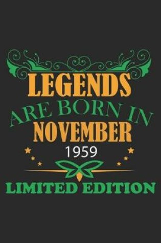 Cover of Legends Are Born In November 1959 Limited Edition