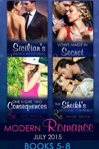 Cover of Modern Romance July 2015 Books 5-8