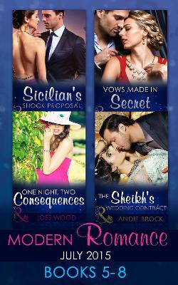 Book cover for Modern Romance July 2015 Books 5-8