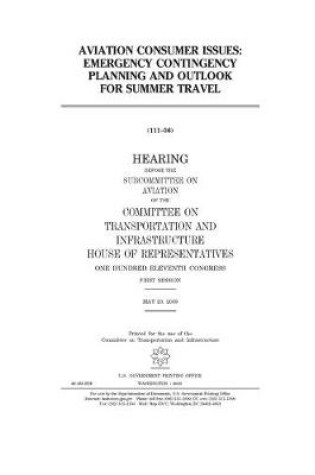 Cover of Aviation consumer issues