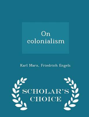 Book cover for On Colonialism - Scholar's Choice Edition
